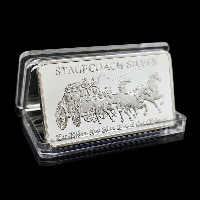Stagecoach Silver Bar -1/4 Divisible Bar