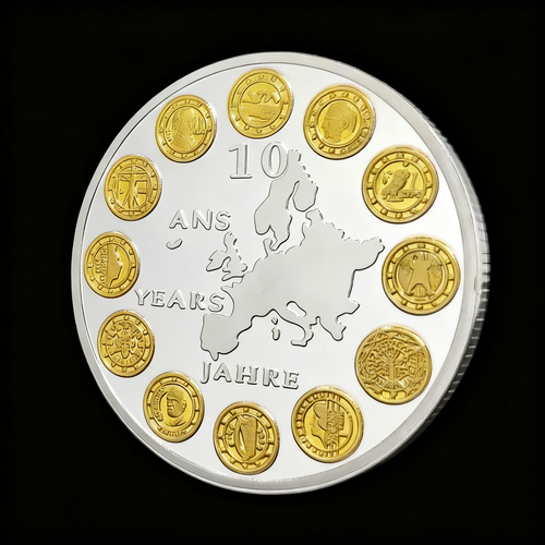 EU 10th Anniversary Commemorative Coin