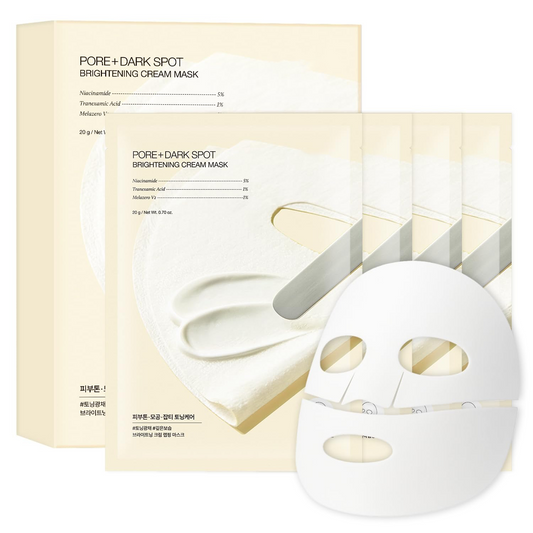 Pore+ Dark Spot Brightening Cream Mask 4 Sheets