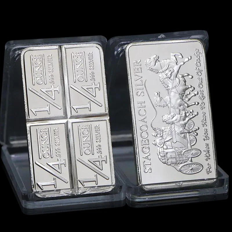 Stagecoach Silver Bar -1/4 Divisible Bar