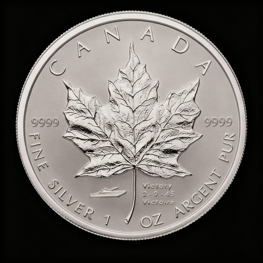 2021 Canadian Maple Leaf - 1 Troy Ounce .9999 Silver Coin