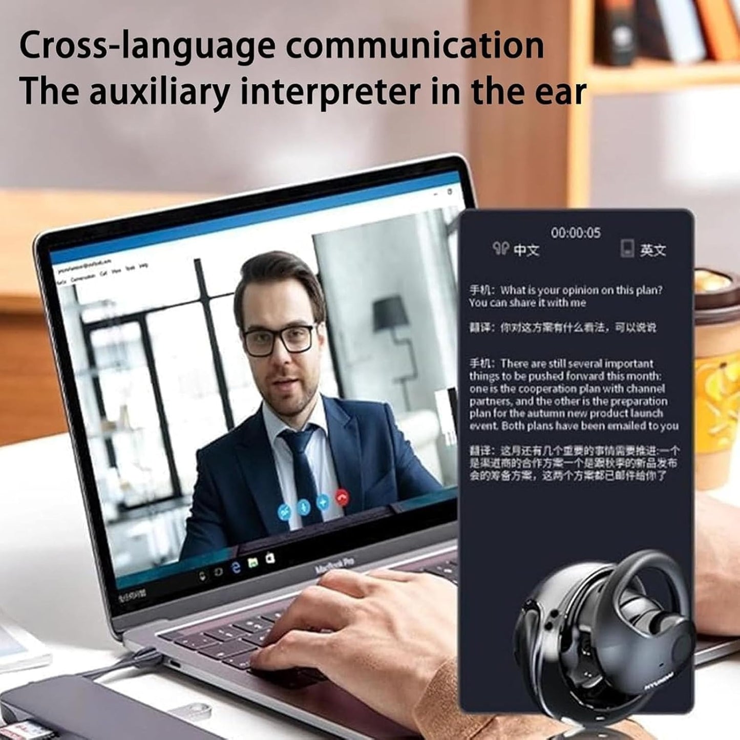 Real-Time 3-in-1 Translation Earbuds