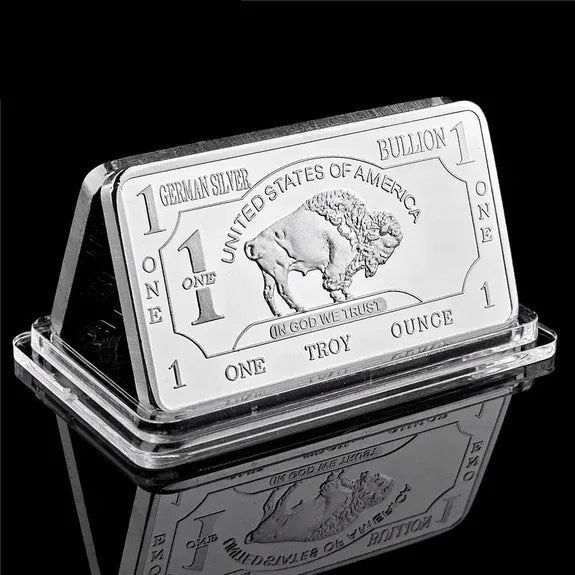 Germany Buffalo Silver Bar (1 Troy Ounce)
