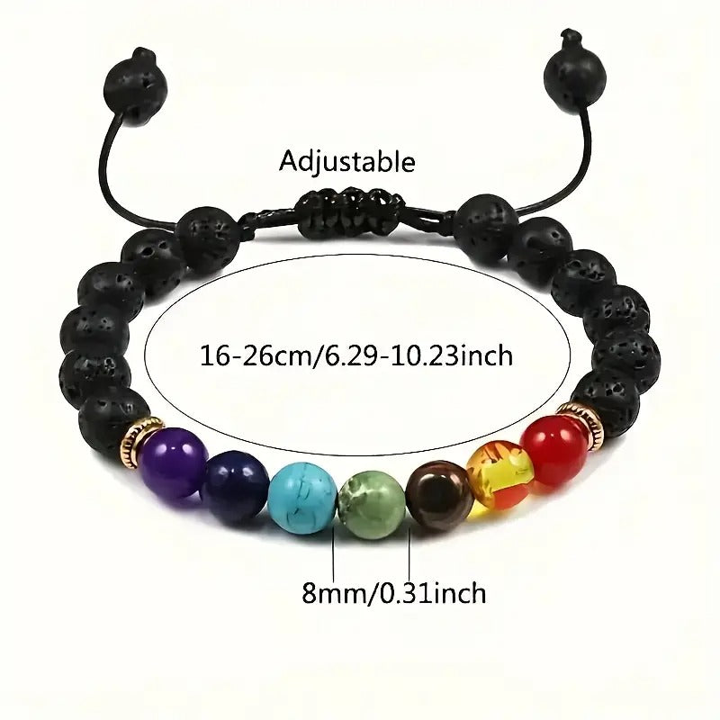 7 Chakra Life Tree Natural Stone Bracelets