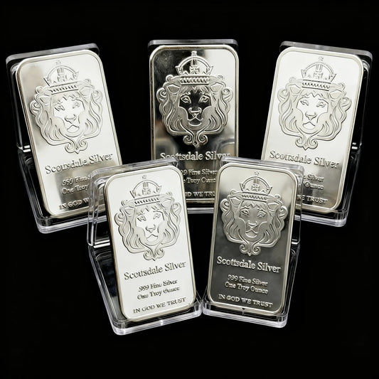 Scottsdale Silver 1 Troy oz .999 Fine Silver Bar