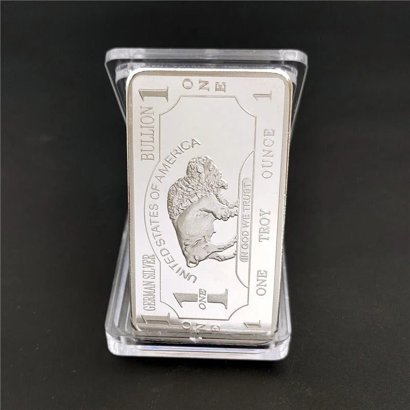 Germany Buffalo Silver Bar (1 Troy Ounce)