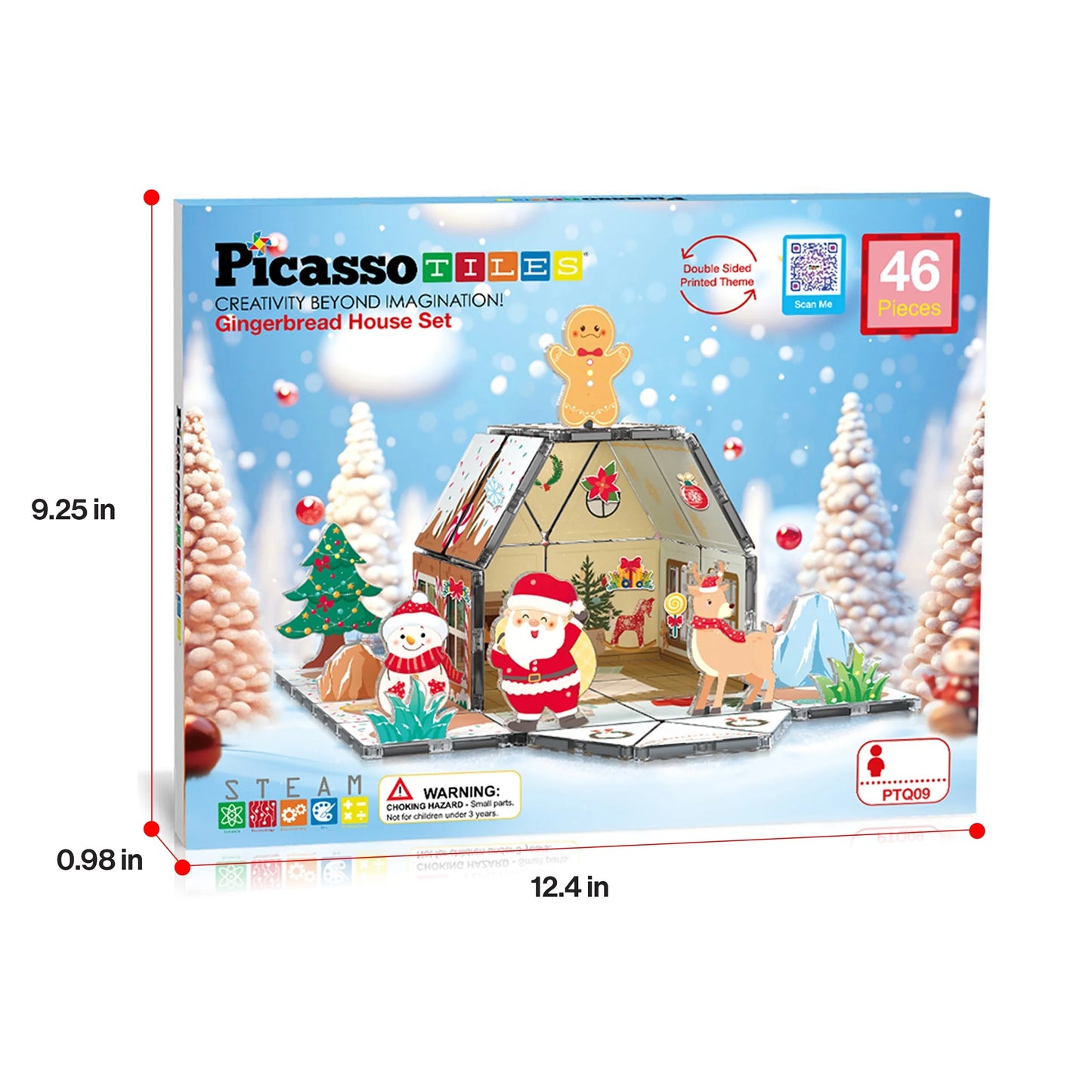 Magnetic Gingerbread House Building Set