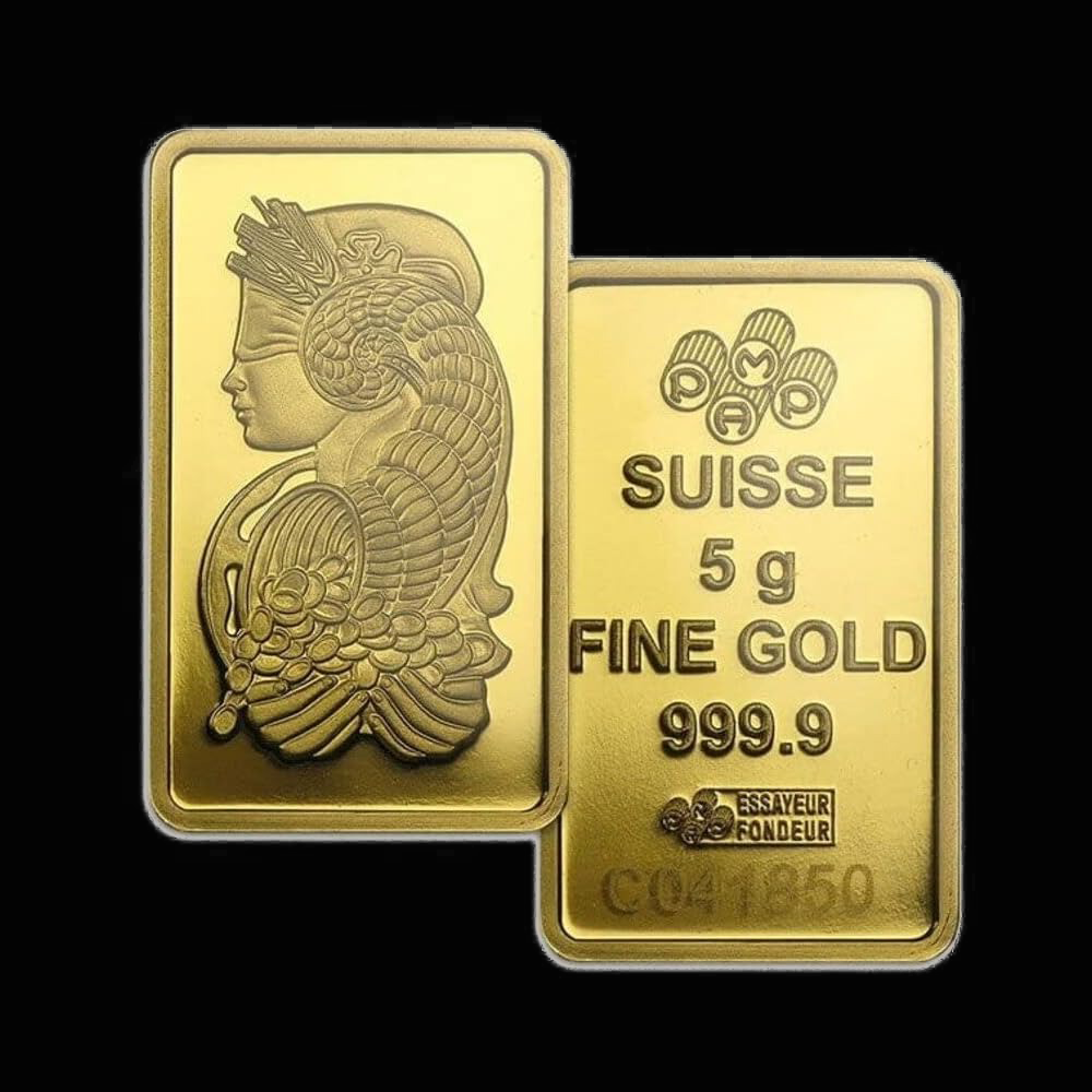 Suisse Lady Fortuna Gold Bar