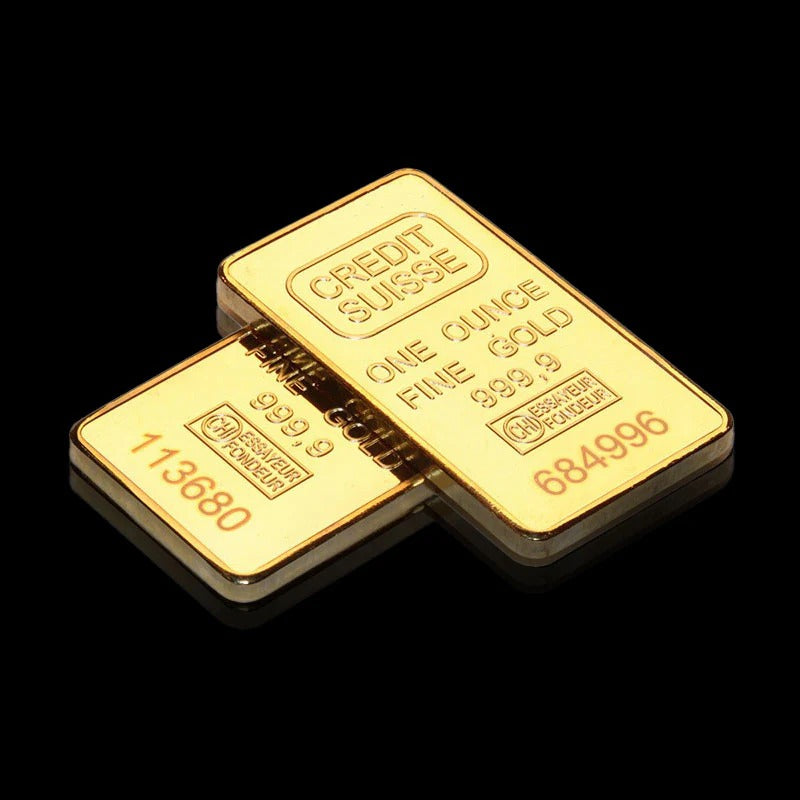 Credit Suisse Gold Bar - Unique serial number