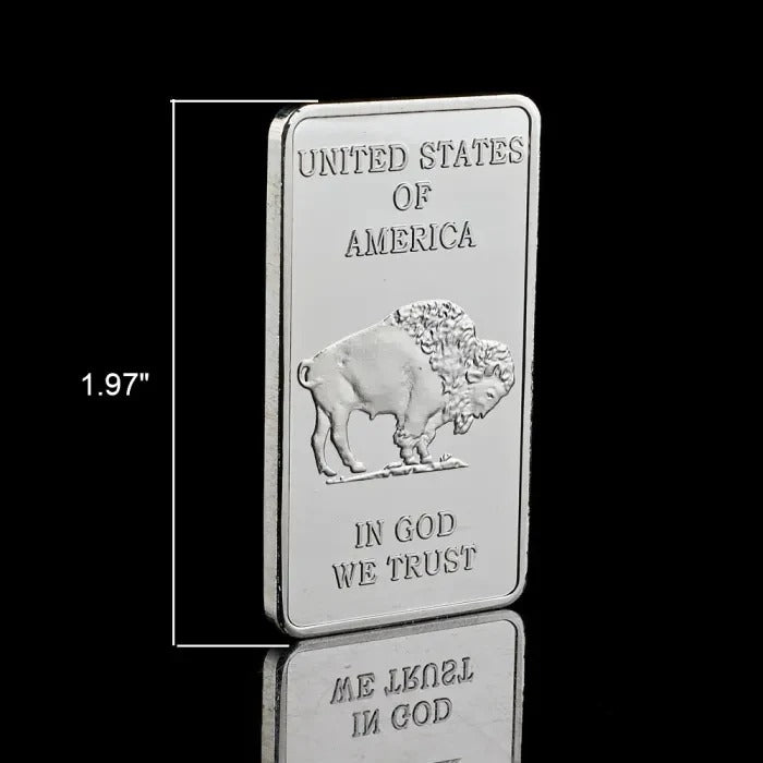 10 oz Silvertowne Mint Buffalo Silver Bar
