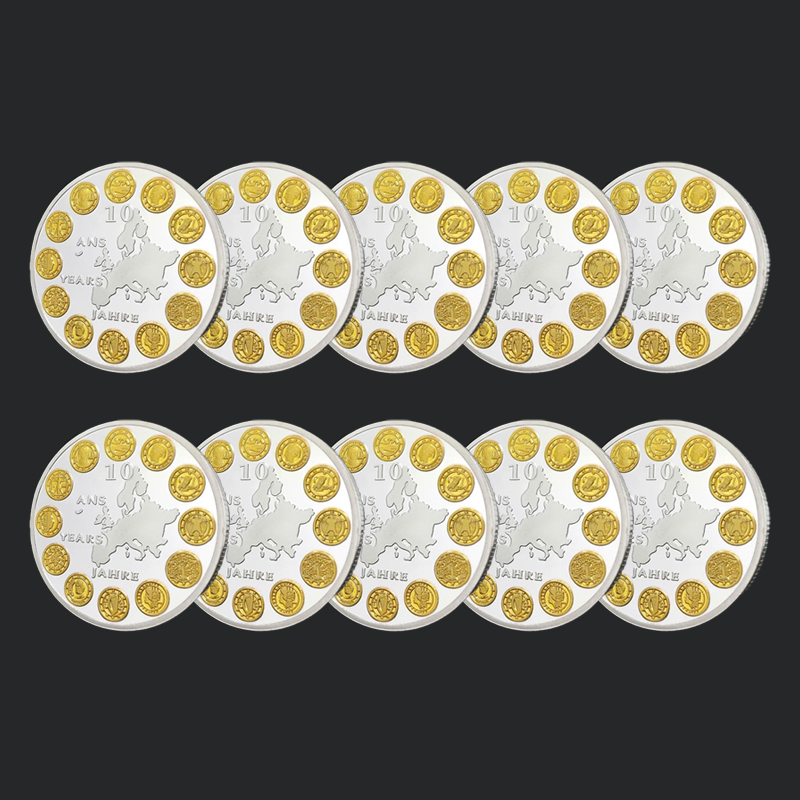 EU 10th Anniversary Commemorative Coin