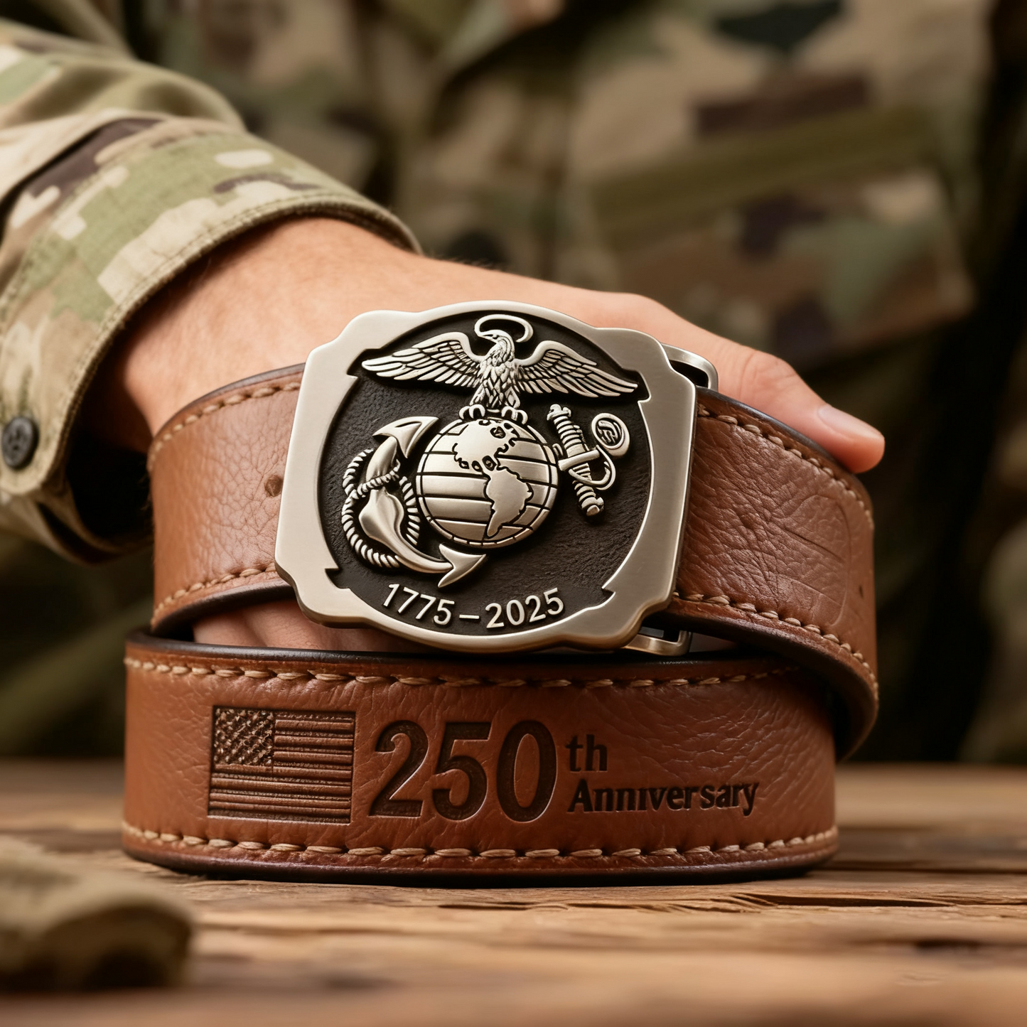 US Marine Corps 250th Anniversary Belt