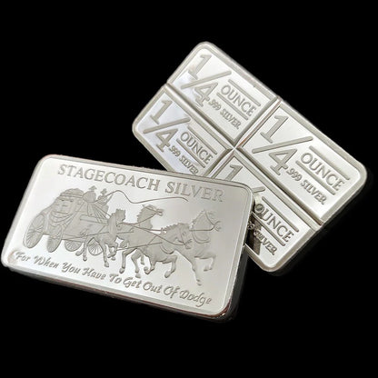 Stagecoach Silver Bar -1/4 Divisible Bar