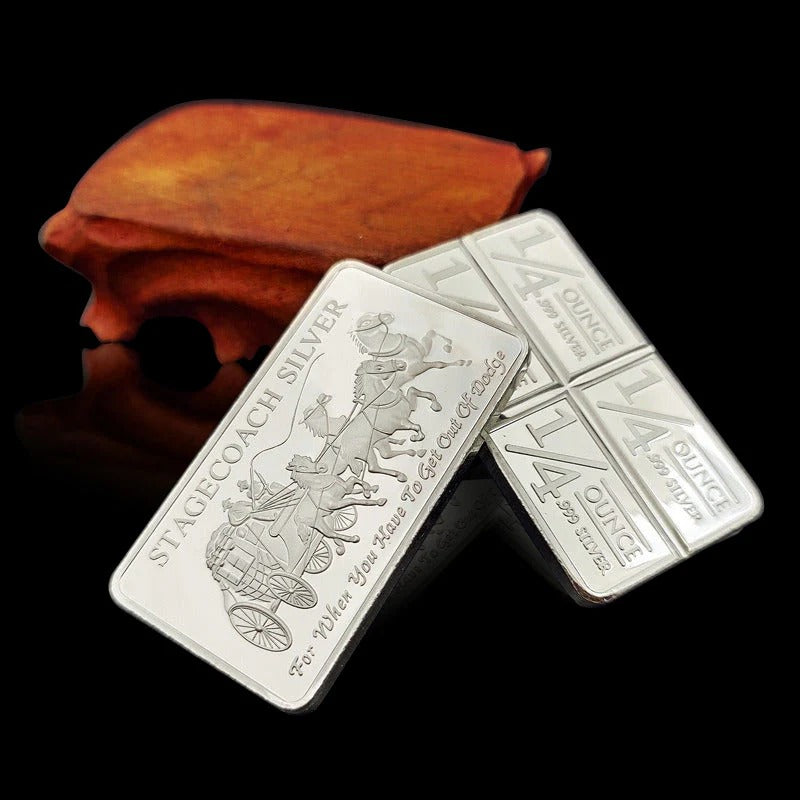 Stagecoach Silver Bar -1/4 Divisible Bar