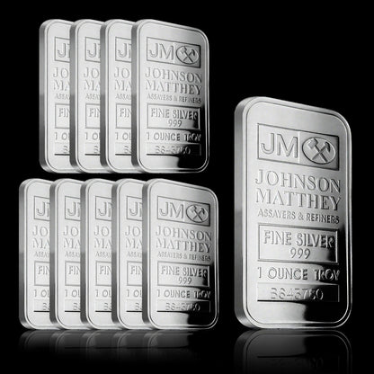 Johnson Matthey Silver Bars