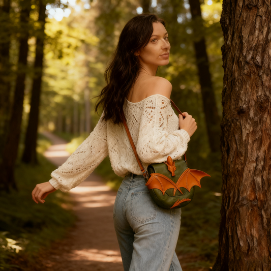 Handmade Dragon Magic Bag