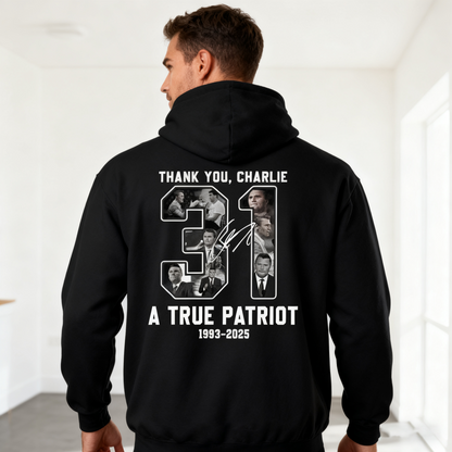 Justice for Charlie Kirk Freedom Hoodie