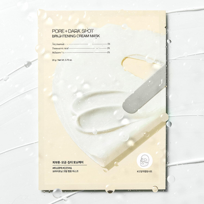 Pore+ Dark Spot Brightening Cream Mask 4 Sheets