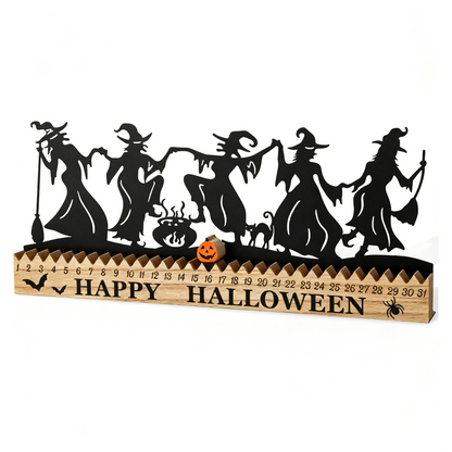 Halloween Witch Countdown Table Centerpiece