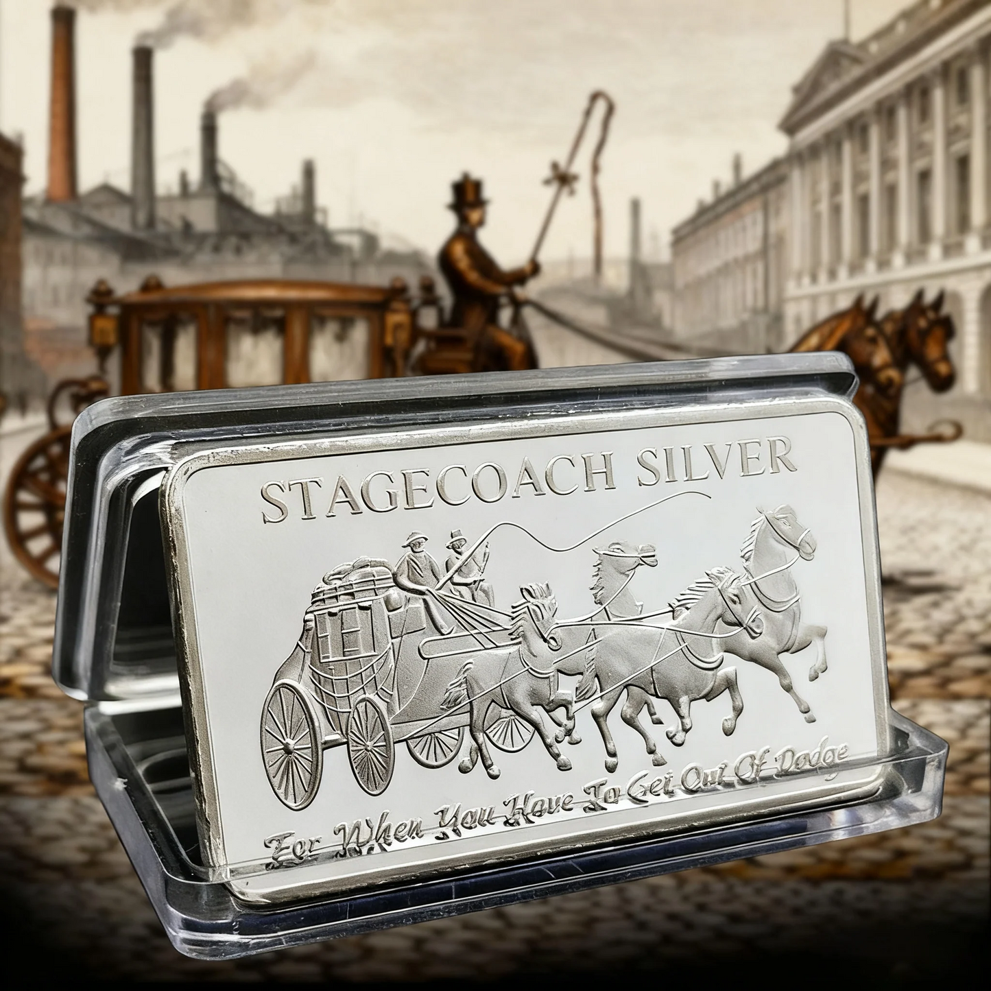 Stagecoach Silver Bar -1/4 Divisible Bar
