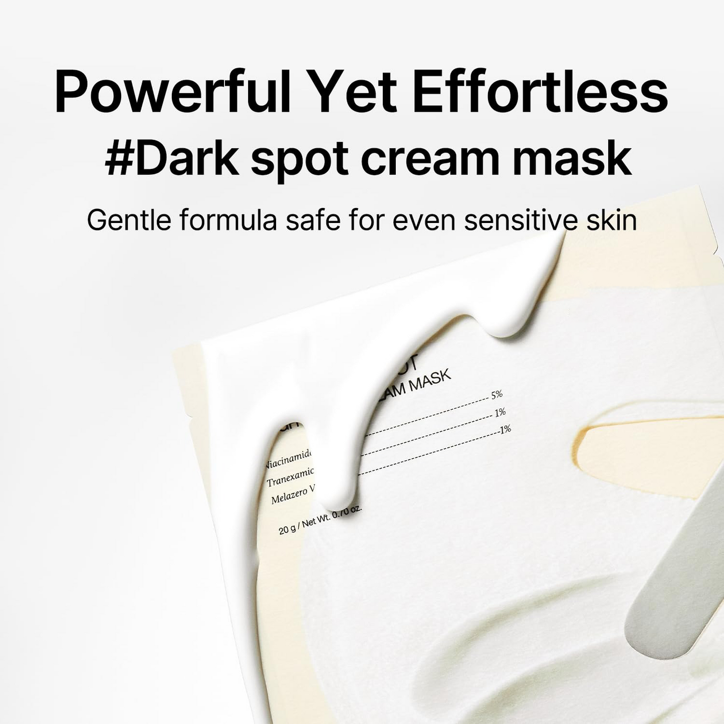 Pore+ Dark Spot Brightening Cream Mask 4 Sheets