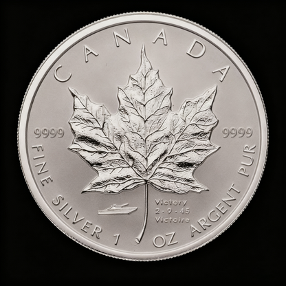 2021 Canadian Maple Leaf - 1 Troy Ounce .9999 Silver Coin