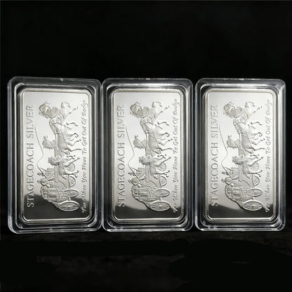 Stagecoach Silver Bar -1/4 Divisible Bar