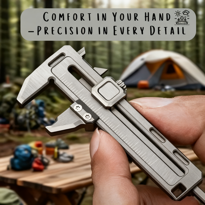 Titanium Mini Caliper with 9+ Functions in One