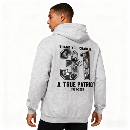 Justice for Charlie Kirk Freedom Hoodie