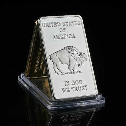 10 oz Silvertowne Mint Buffalo Silver Bar
