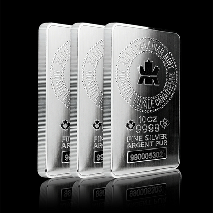 Royal Canadian Mint 10 oz Silver Bar