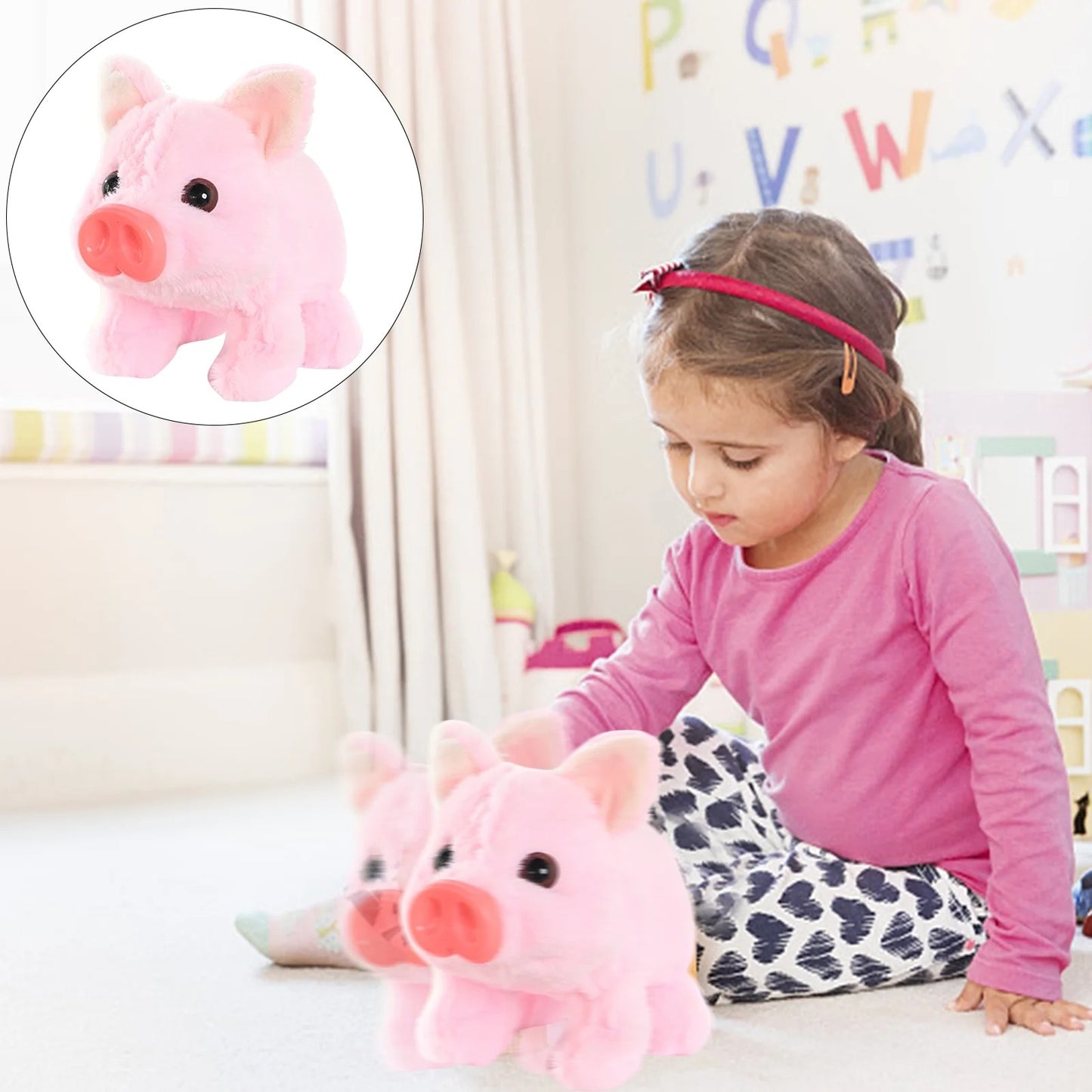 Christmas Special Offer-Electric Pig Plush Realistic Toy