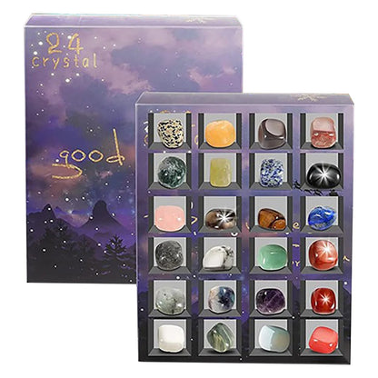 2025 Christmas Advent Calendar 24 Days Natural Stone Gift Box