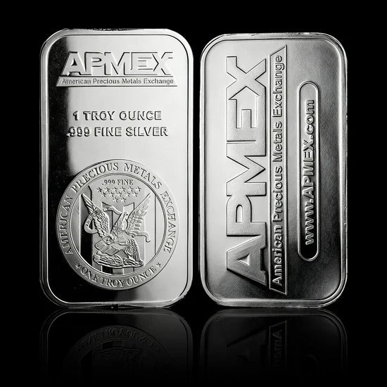 999 Fine Pure APMEX Silver Bar