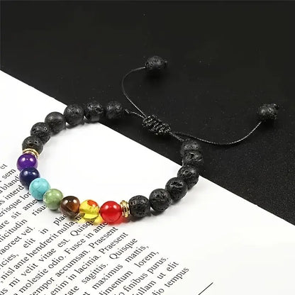 7 Chakra Life Tree Natural Stone Bracelets