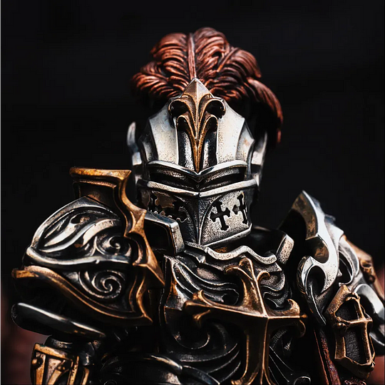 Crimson Templar Figurine Statue Ornament