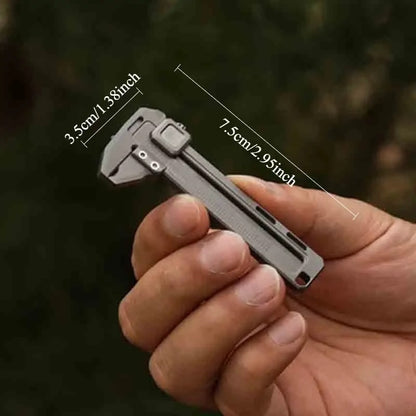 Titanium Mini Caliper with 9+ Functions in One