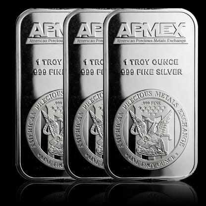 999 Fine Pure APMEX Silver Bar