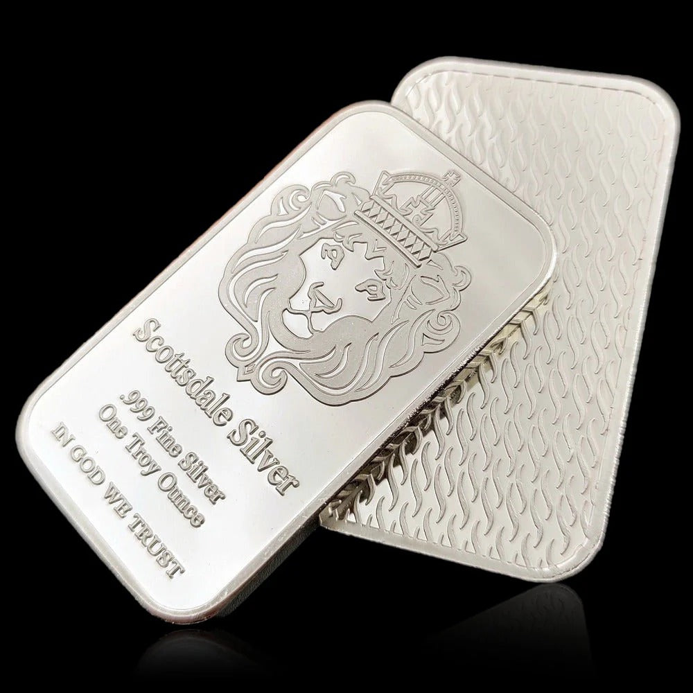 Scottsdale Silver 1 Troy oz .999 Fine Silver Bar