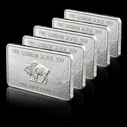 Germany Buffalo Silver Bar (1 Troy Ounce)