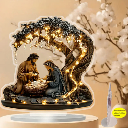 Sacred Nativity Acrylic Art Decor