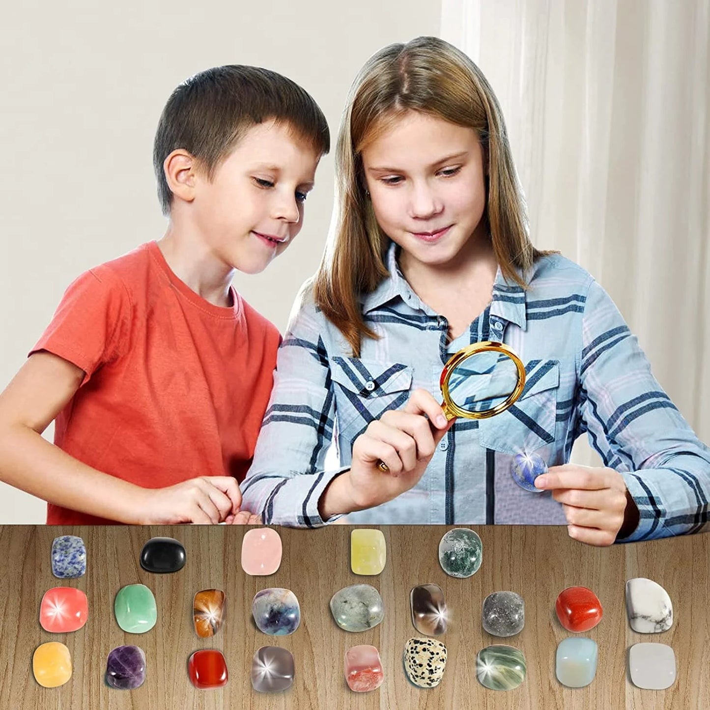 2025 Christmas Advent Calendar 24 Days Natural Stone Gift Box