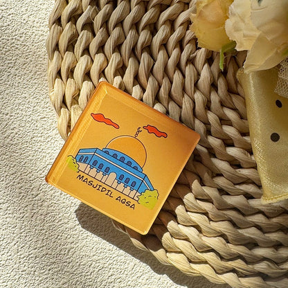3PCS Mosque Fridge magnets