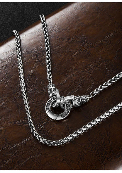 S925 Silver Dragon Bone Pendant