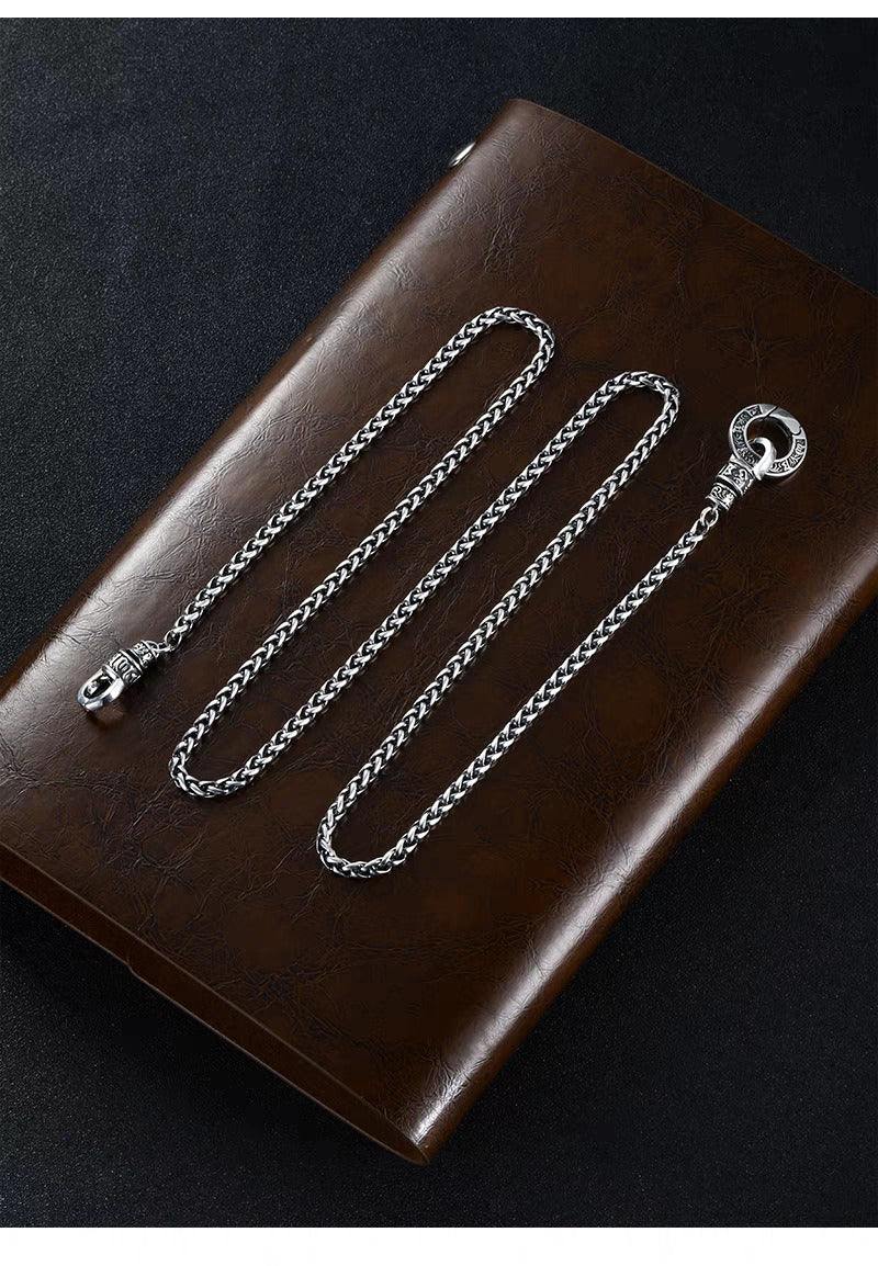 S925 Silver Dragon Bone Pendant