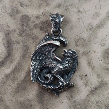 Silver Qilin Pendant