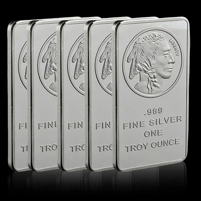 10 oz Silvertowne Mint Buffalo Silver Bar