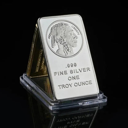 10 oz Silvertowne Mint Buffalo Silver Bar