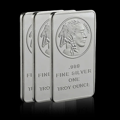10 oz Silvertowne Mint Buffalo Silver Bar