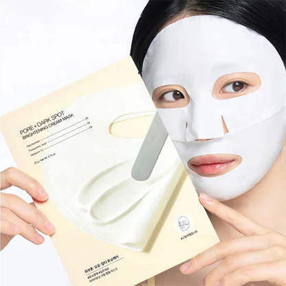 Pore+ Dark Spot Brightening Cream Mask 4 Sheets
